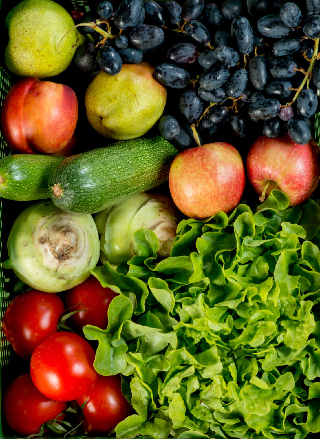 individuell festgelegter Inhalt (bsp. wöchentlich 2 kg Äpfel, 2 kg Bananen etc.)